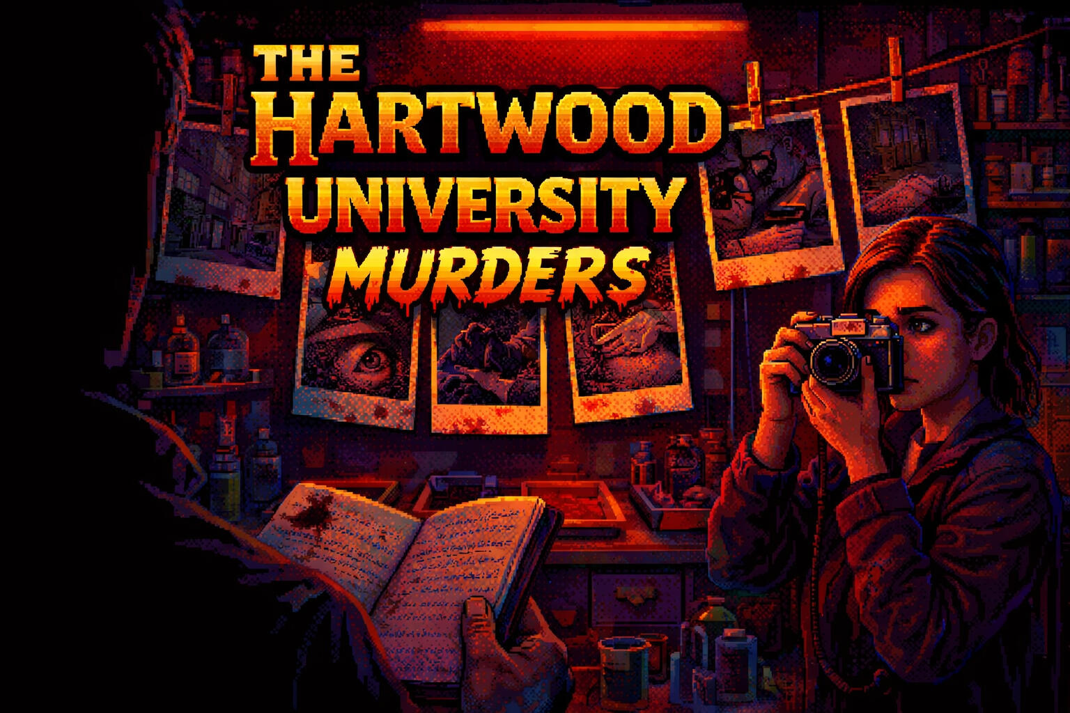 Titlescreen - The Hartwood Univsersity Murders